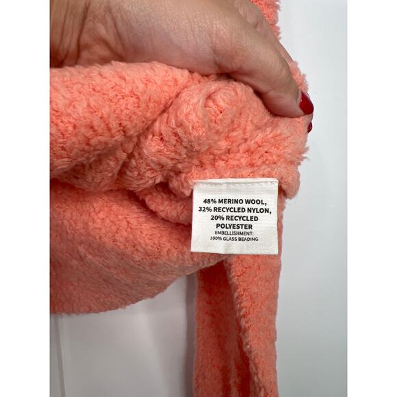 NWT Lingua Franca Nala Beaded Boucle-Knit Button-Down Cardigan Size: Large - Picture 9 of 12